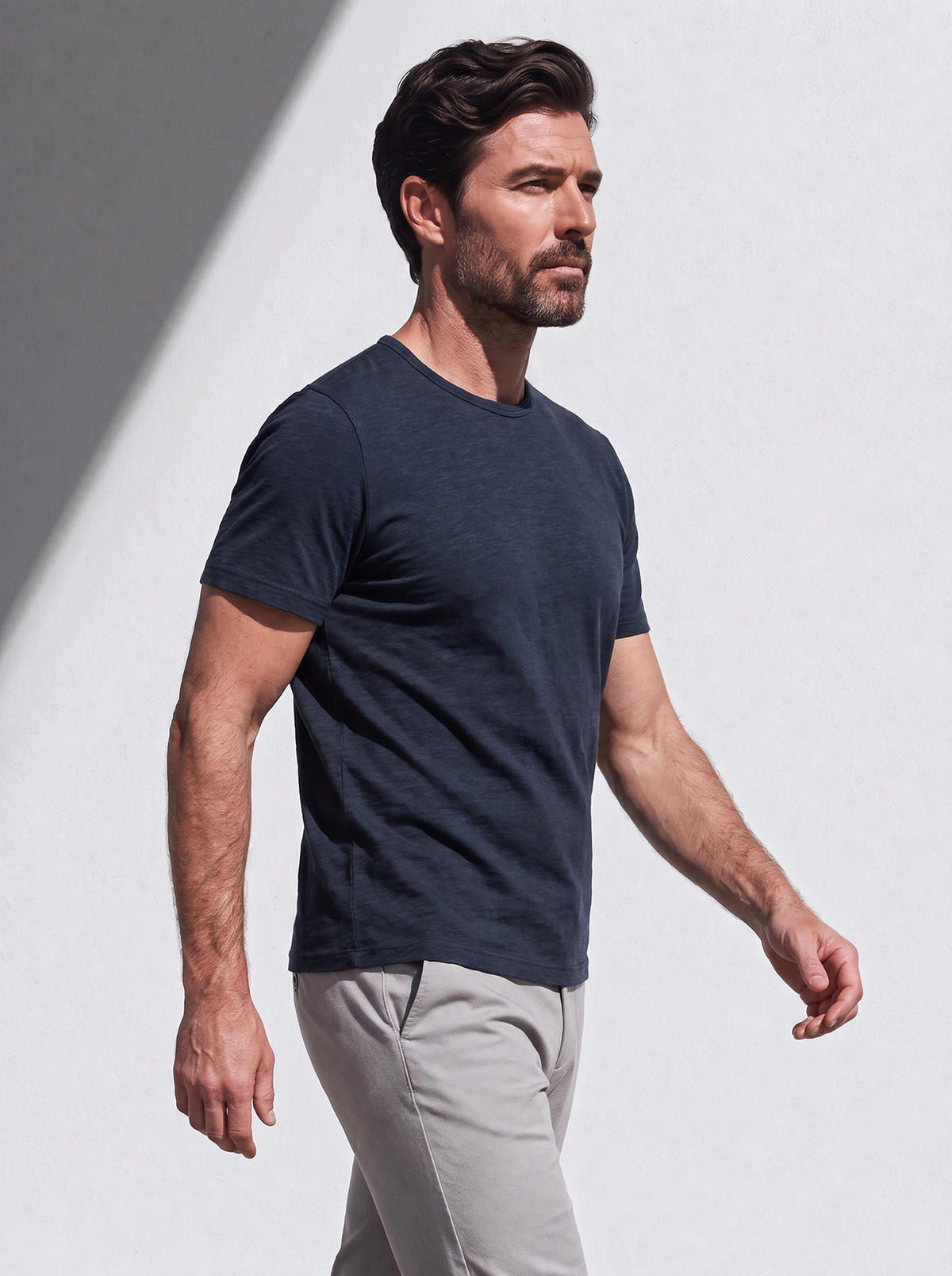 PERFORMANCE MERINO T-SHIRT bleu chic 