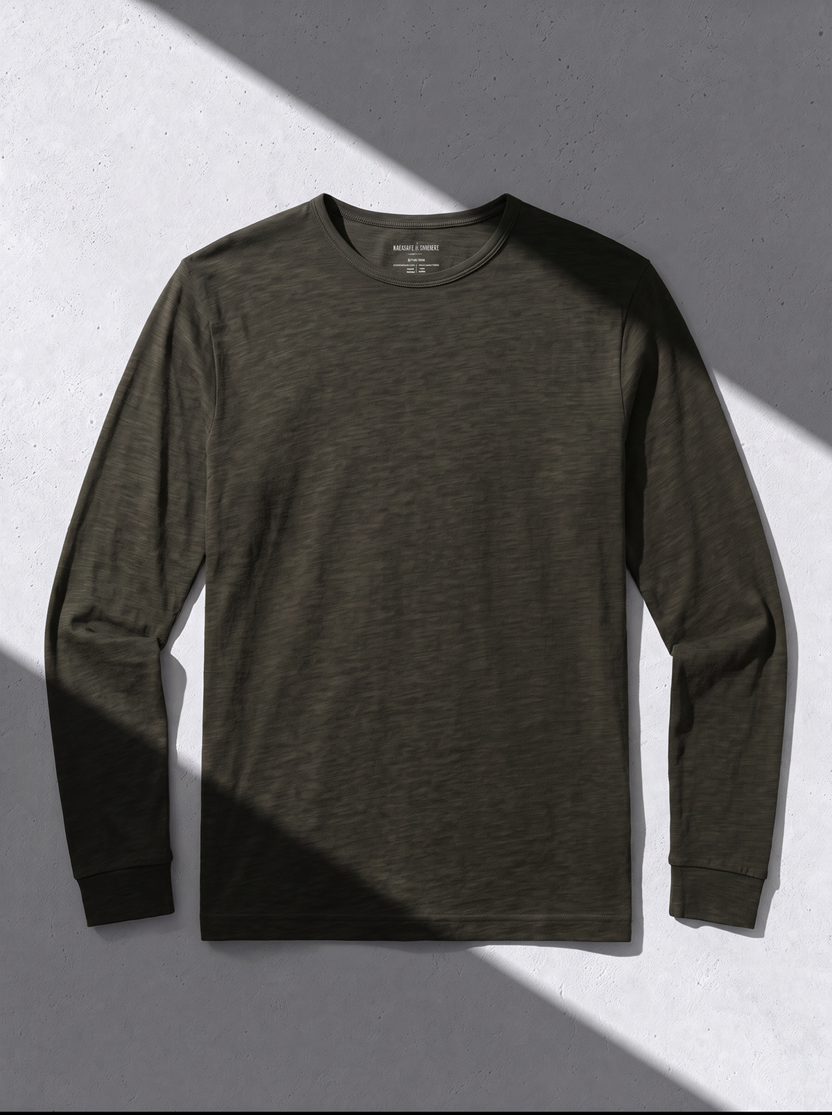 PERFORMANCE MERINO LONG SLEEVES T-SHIRT kaki 