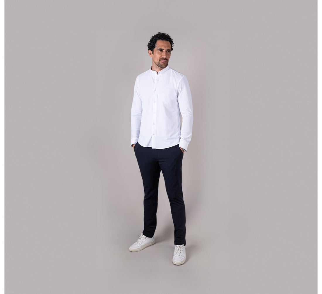 MAO STRETCH SHIRT Blanc 