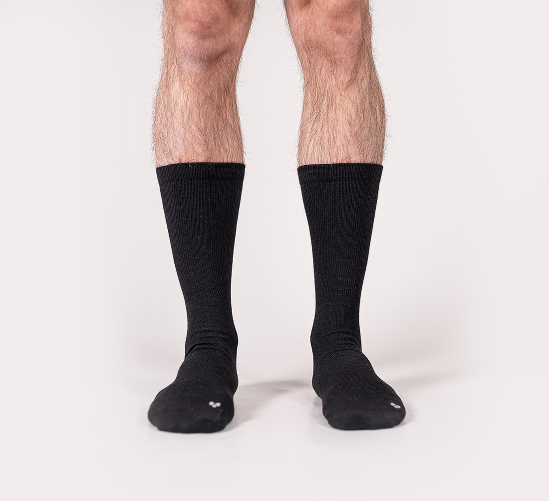 MERINO BUSINESS SOCKS Noir 
