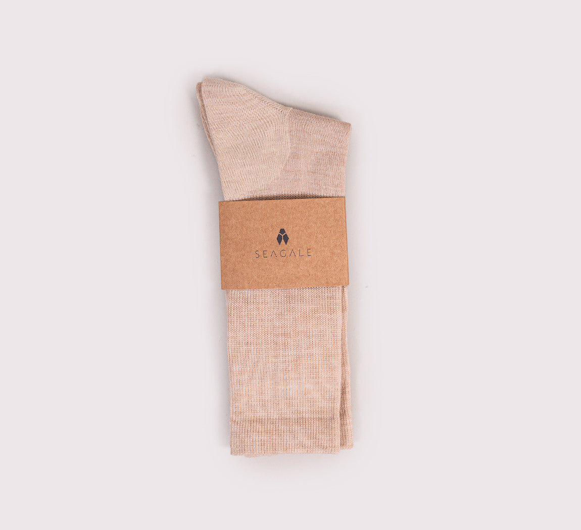 MERINO BUSINESS SOCKS Beige 
