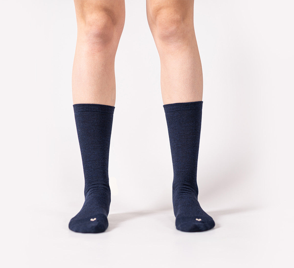 MERINO BUSINESS SOCKS Bleu Chic 