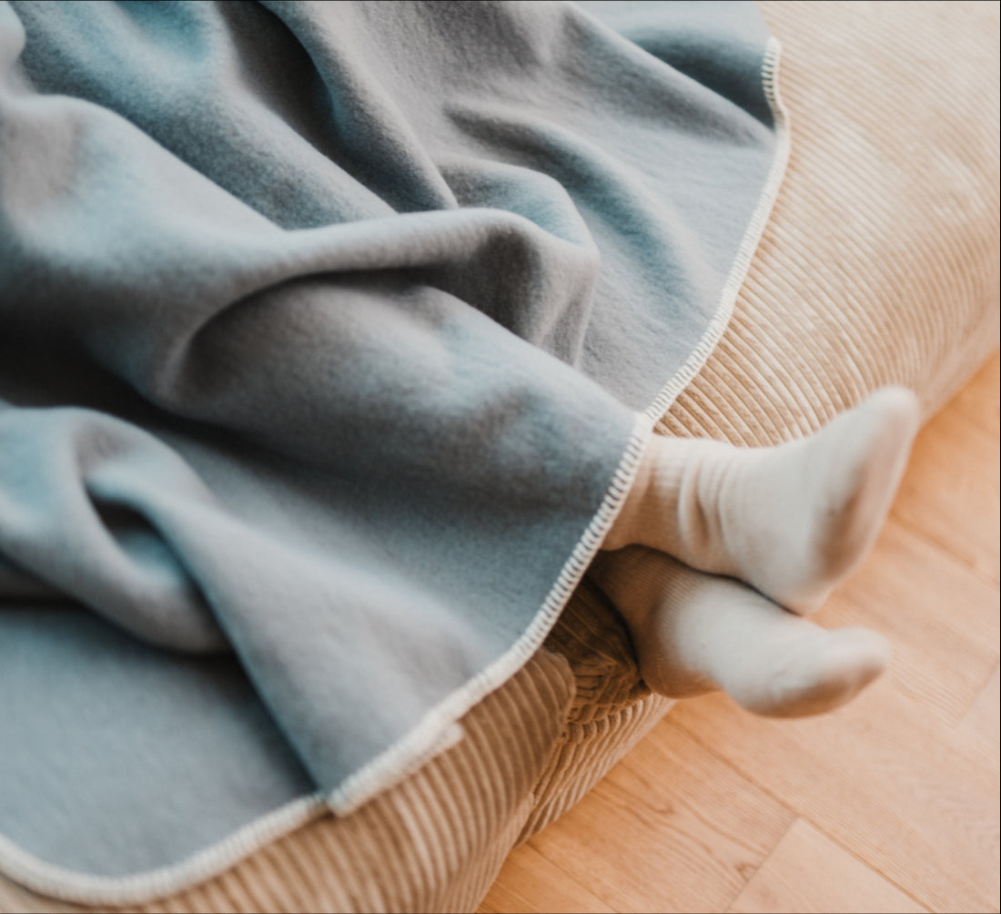PREMIUM MERINO PLAID Gris Clair 