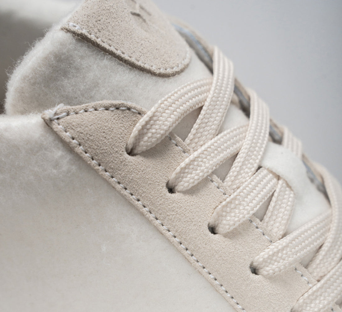 PREMIUM MERINO SNEAKERS Ivoire 