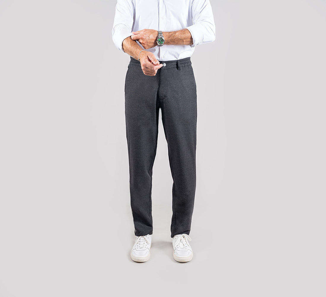 MOTION FLANNEL PANTS Gris Anthracite 
