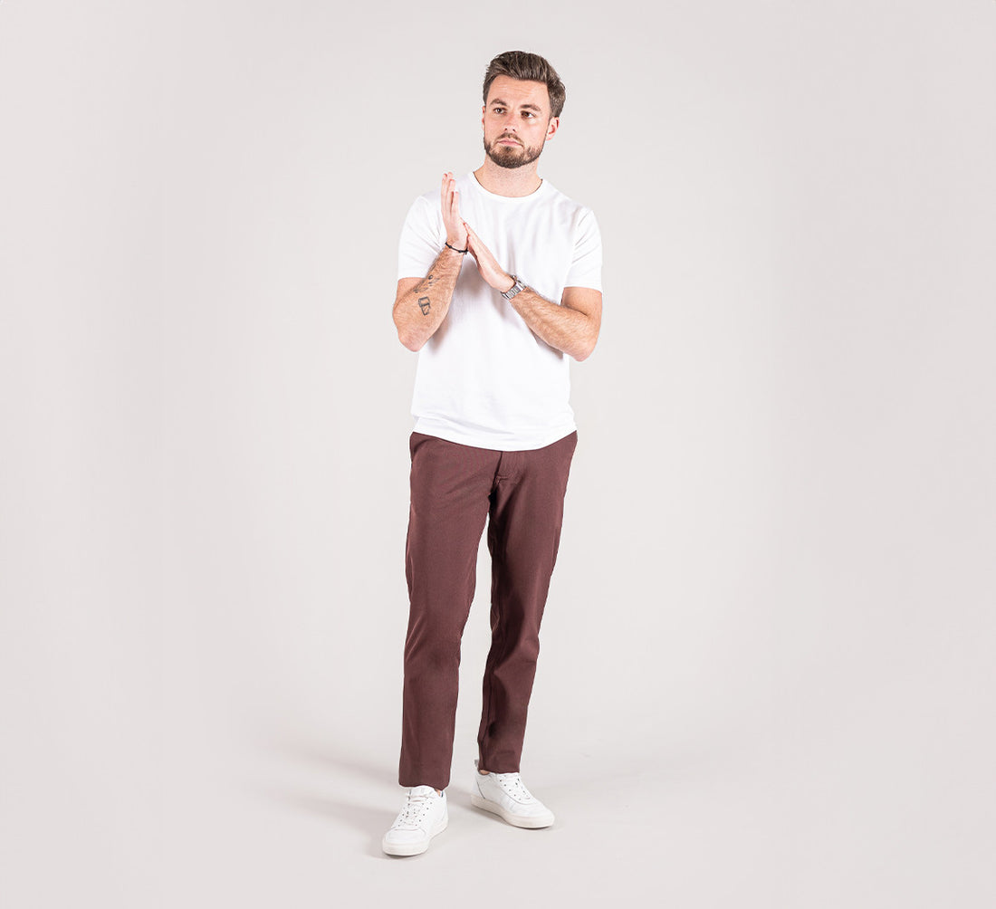 PERFORMANCE CHINOS Bordeaux 