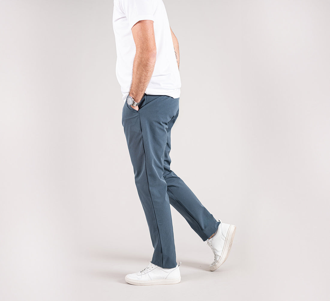PERFORMANCE CHINOS Bleu Gris 