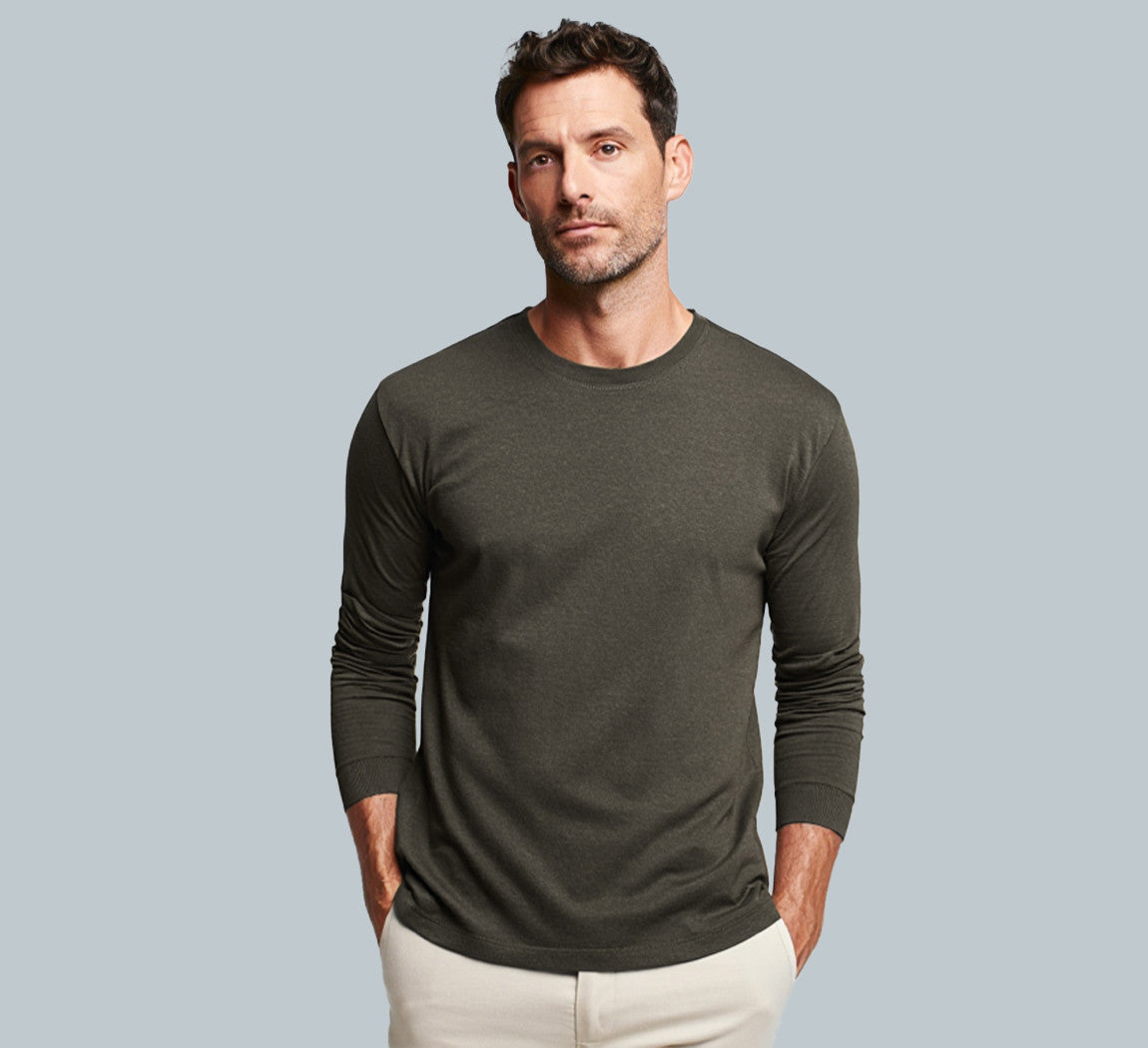 PERFORMANCE MERINO LONG SLEEVES T-SHIRT Kaki 