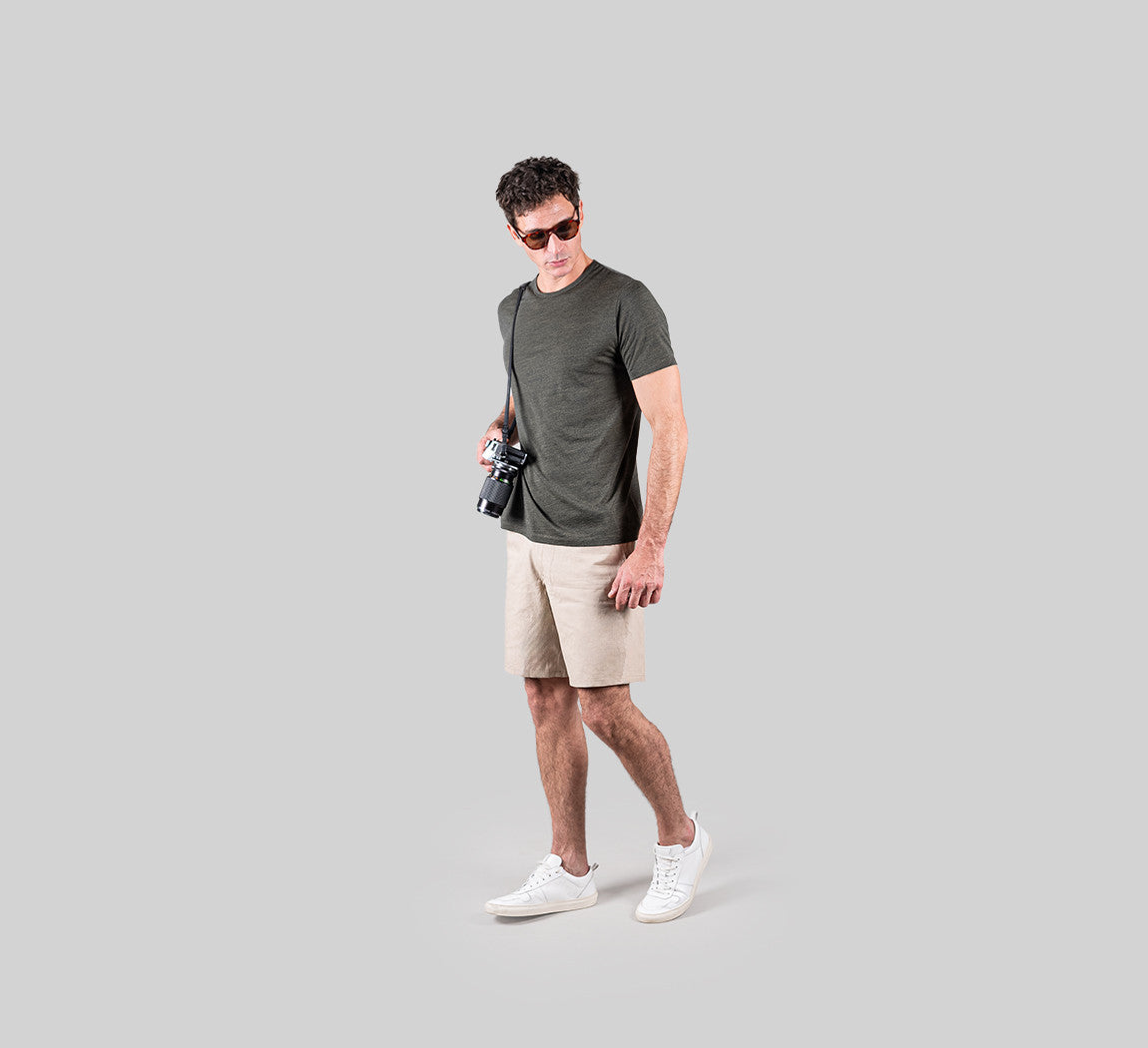 PERFORMANCE MERINO T-SHIRT Kaki 