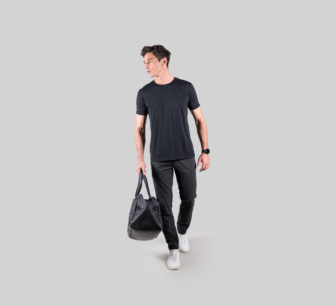 PERFORMANCE MERINO T-SHIRT Noir 
