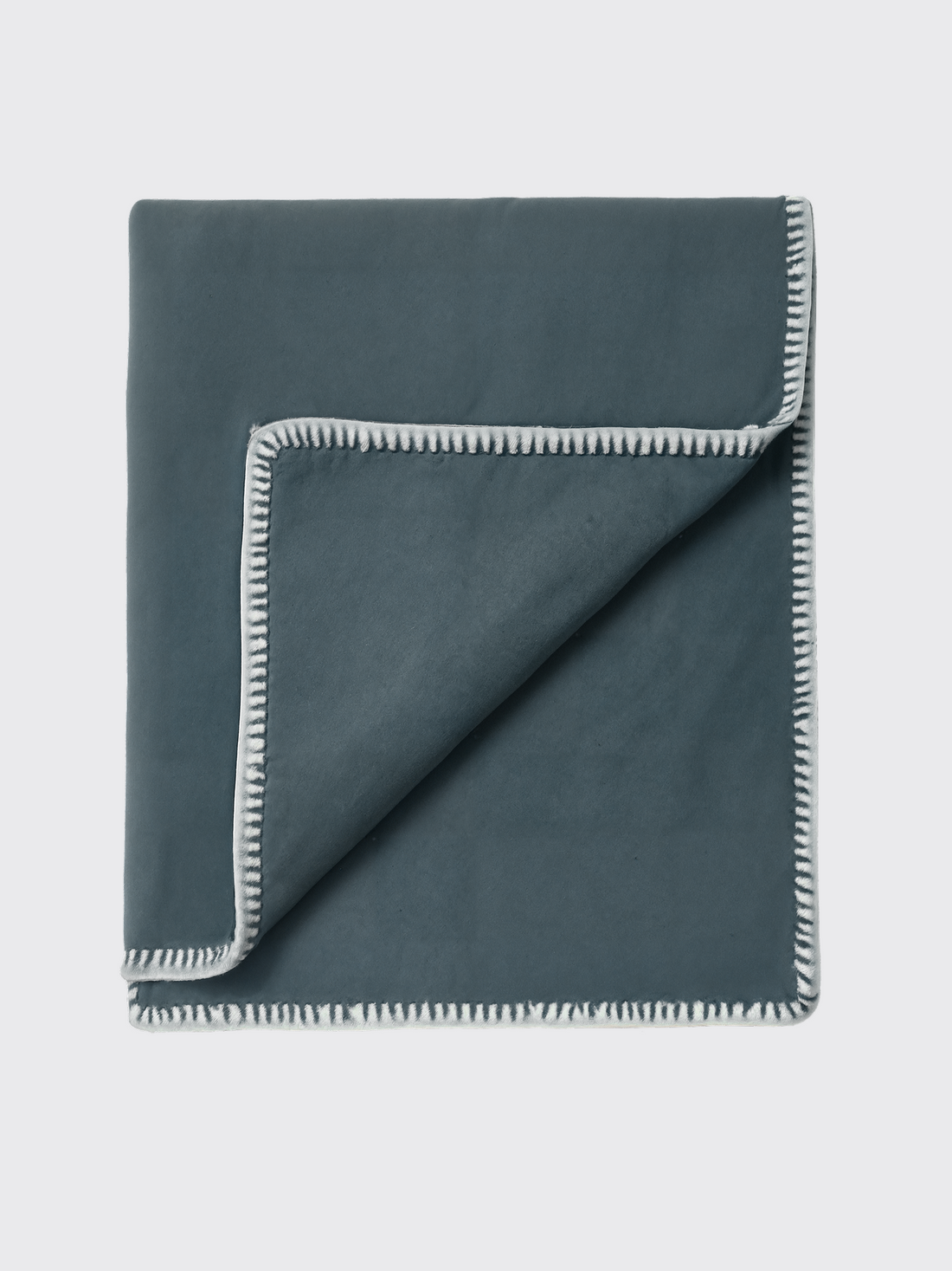 PREMIUM MERINO PLAID Bleu Gris 