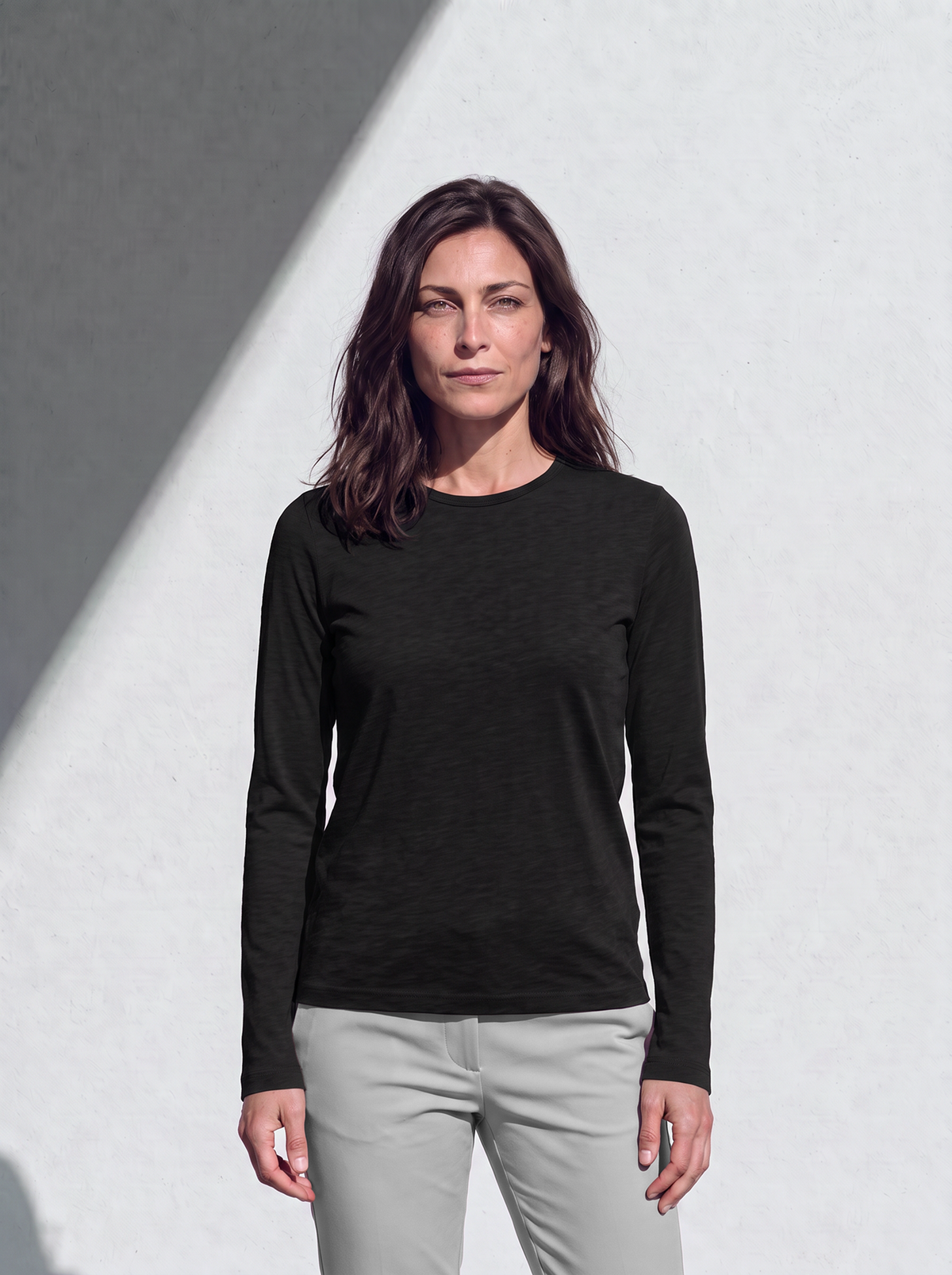 WOMAN PERFORMANCE MERINO LONG SLEEVES T-SHIRT noir 