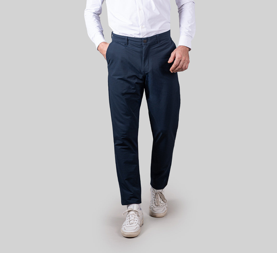 POWER MERINO CHINOS Bleu Chic 