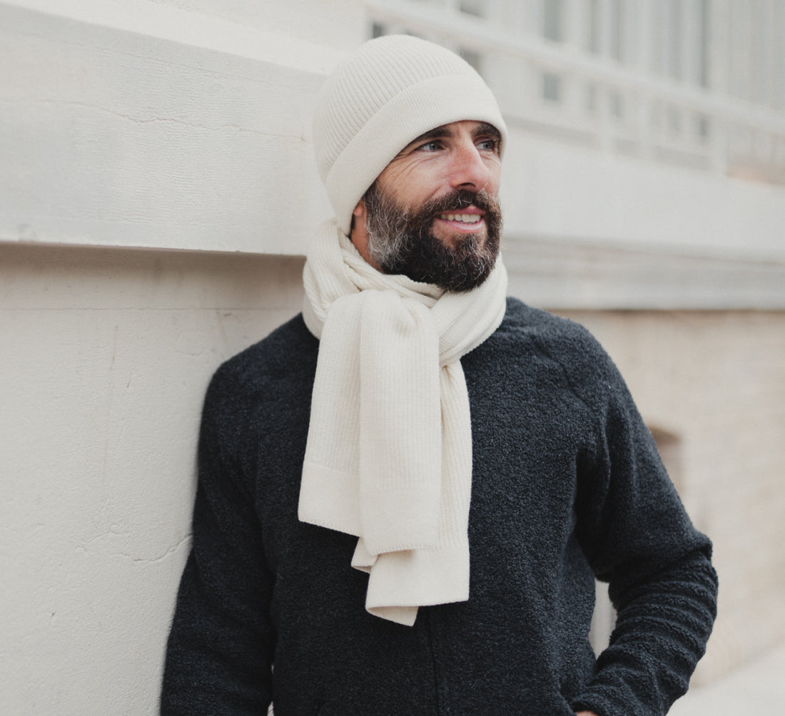 PREMIUM CASHMERE BEANIE Ivoire 