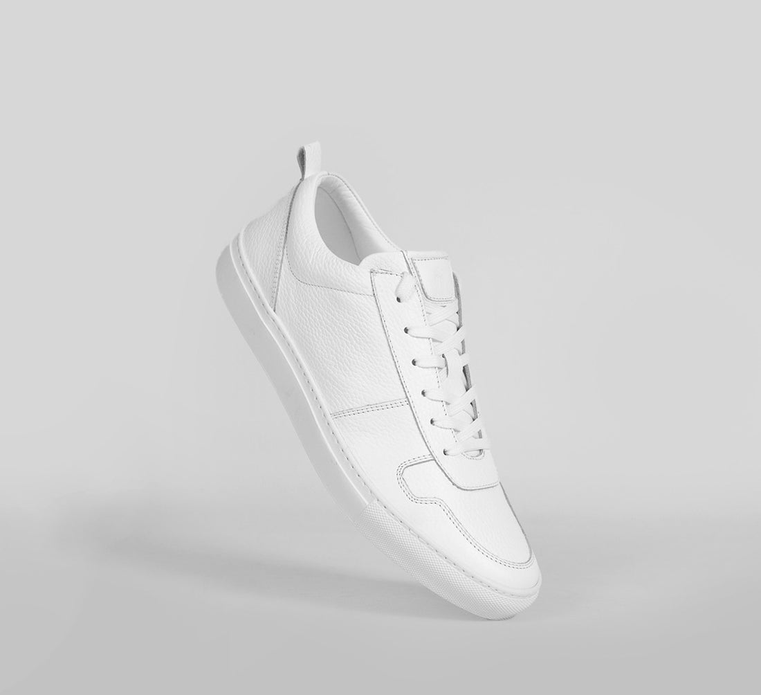 PREMIUM LEATHER SNEAKERS Blanc 