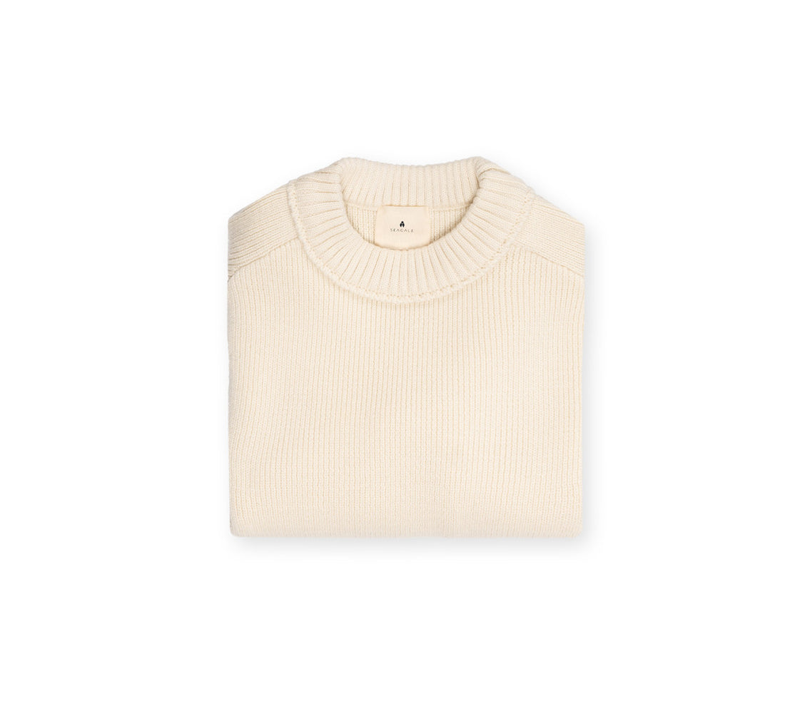PREMIUM MERINO PULLOVER Ivoire 