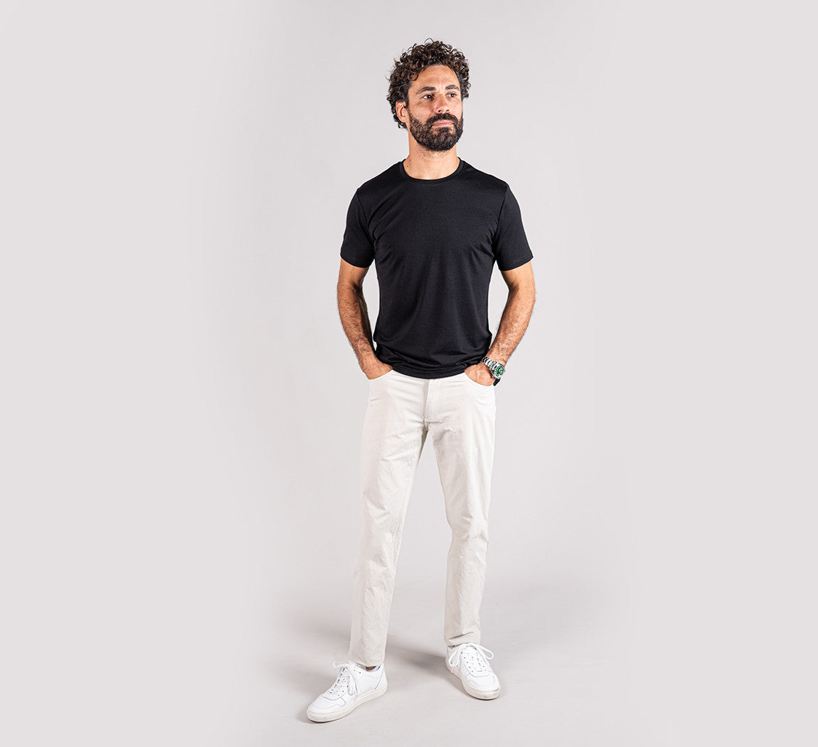 PREMIUM MERINO T-SHIRT Noir 