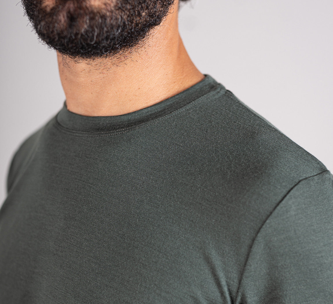 PREMIUM MERINO T-SHIRT Kaki 