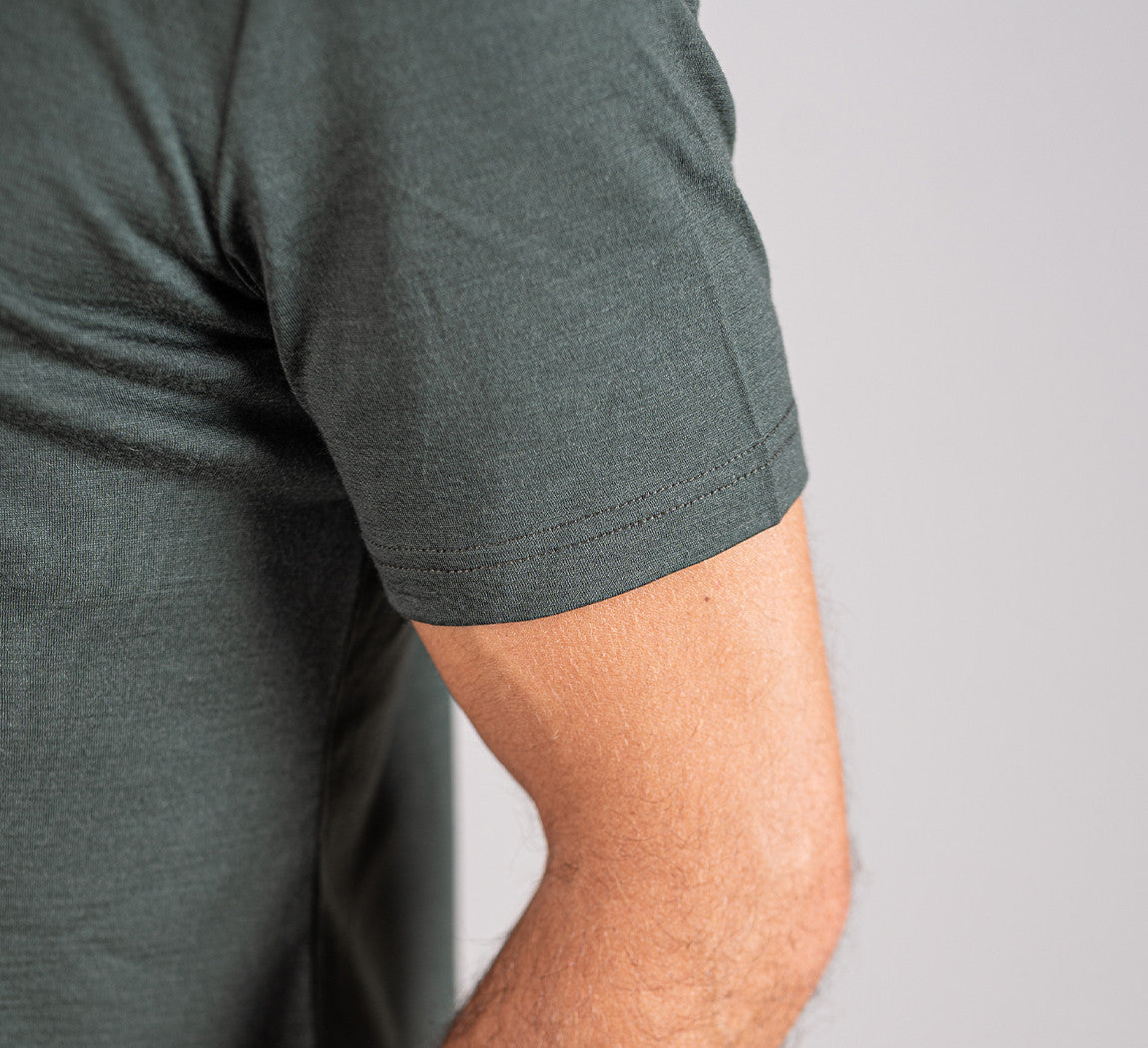 PREMIUM MERINO T-SHIRT Kaki 