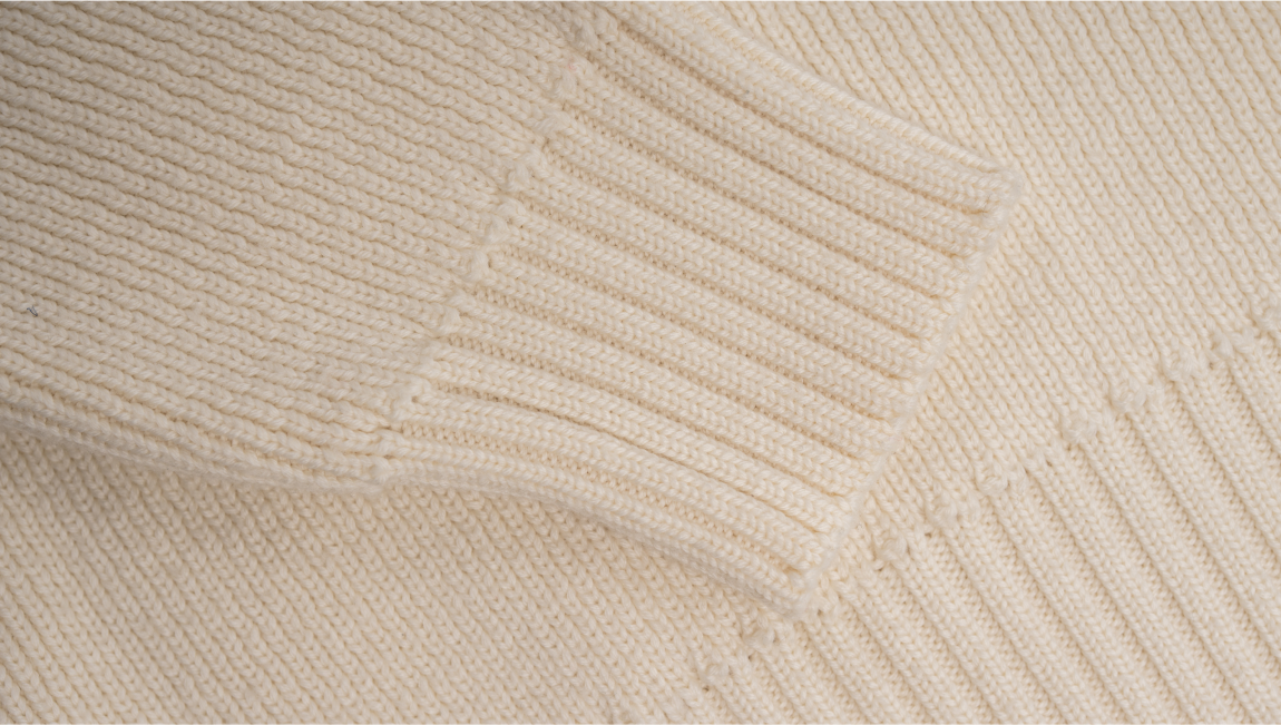 PREMIUM MERINO PULLOVER Ivoire 