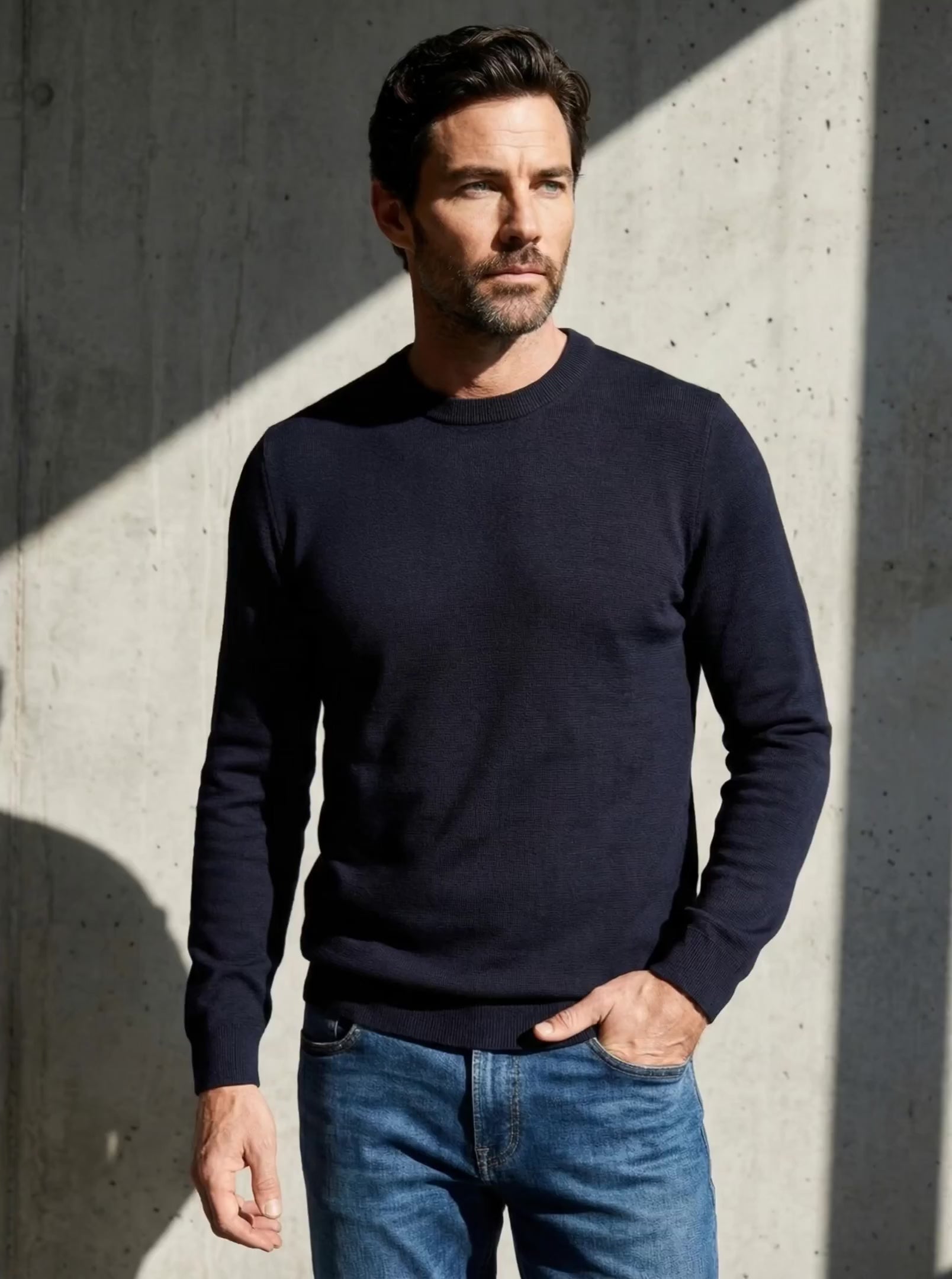 ULTRA MERINO PULLOVER Bleu Chic #en:color_chic-blue,fr:couleur_bleu-chic