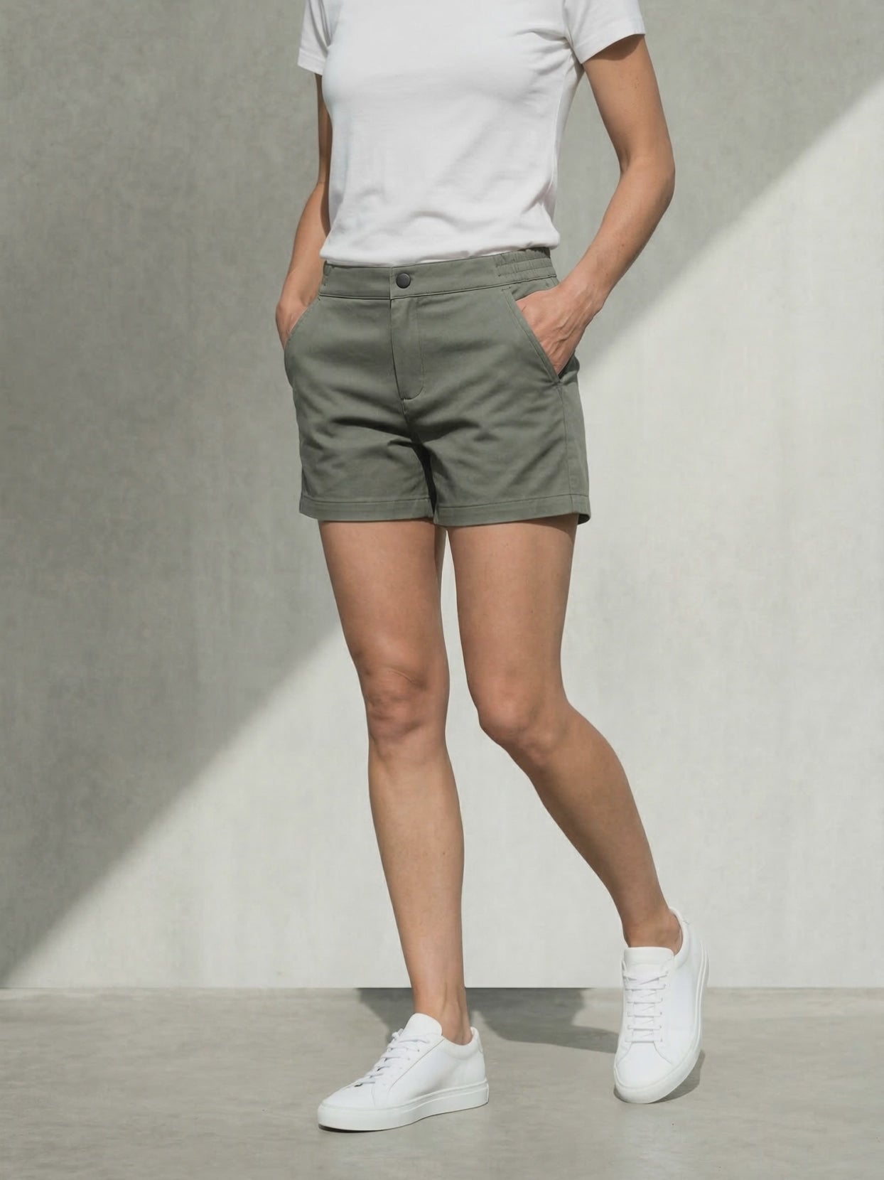 ALL-AROUND SHORTS Kaki #en:color_khaki,fr:couleur_kaki