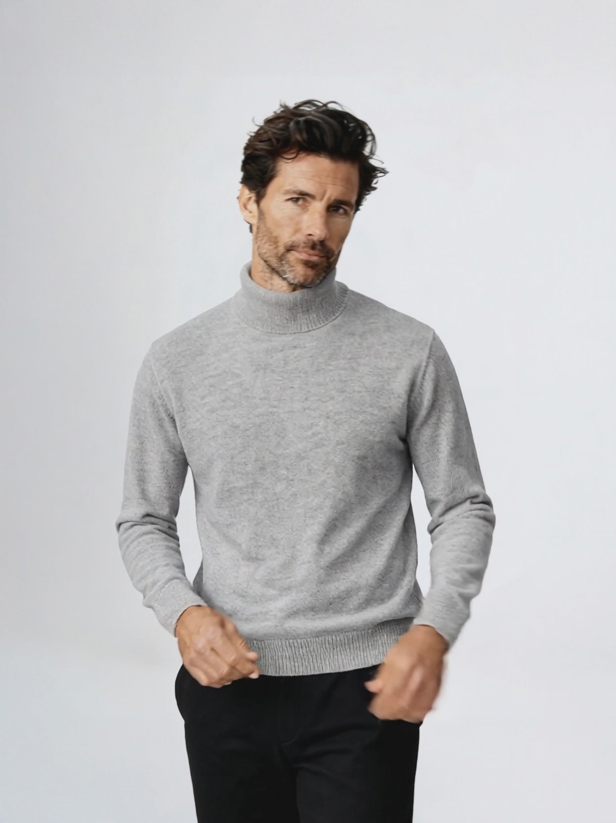 ULTRA MERINO TURTLENECK Gris clair #en:color_light-grey,fr:couleur_gris-clair
