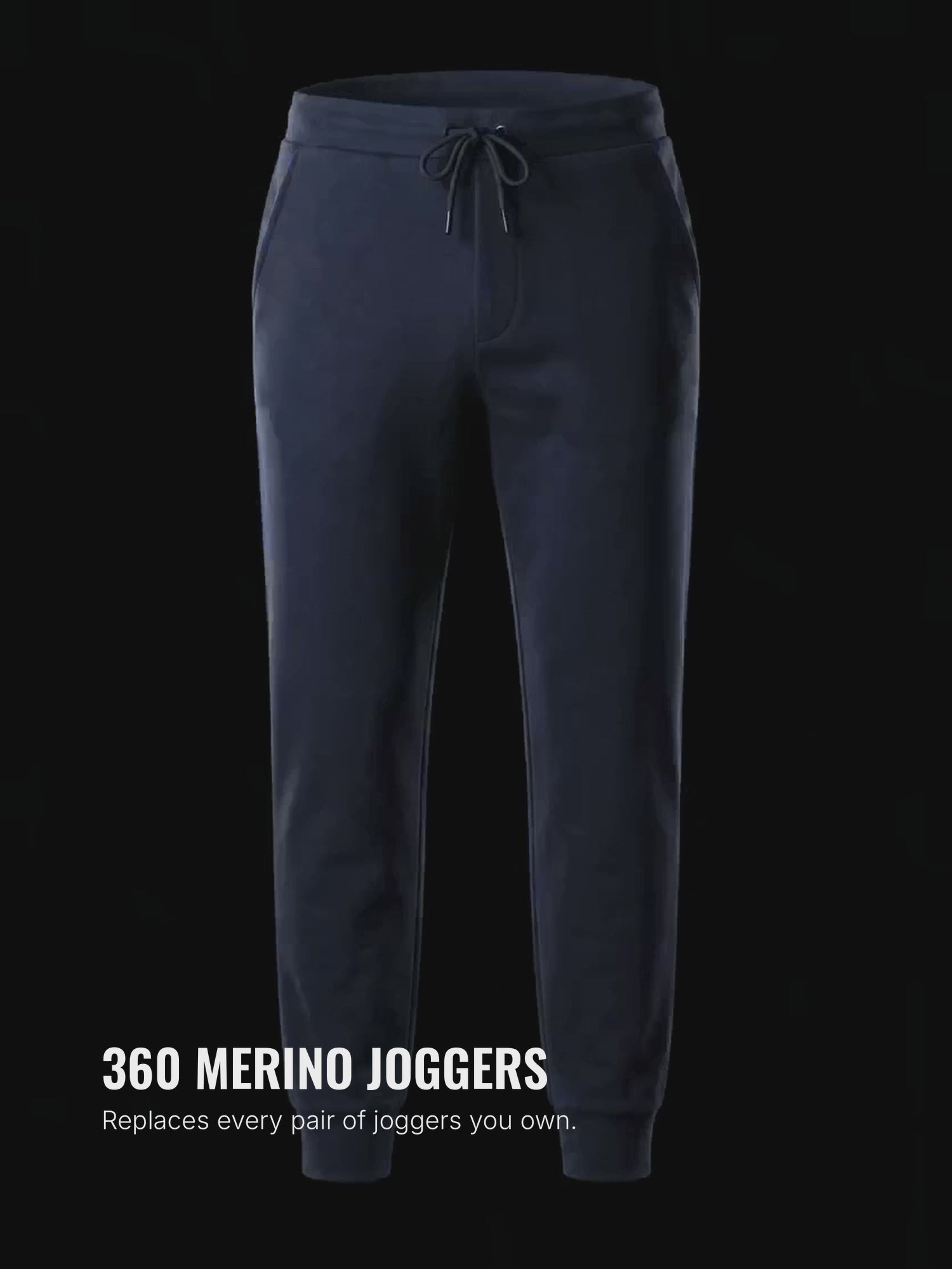360 MERINO JOGGERS Bleu chic  #en:color_chic-blue