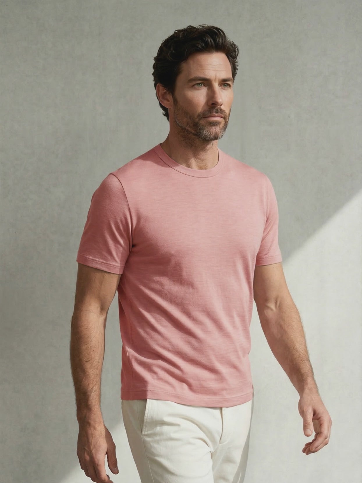 ACTION MERINO T-SHIRT Rose #en:color_pink,fr:couleur_rose