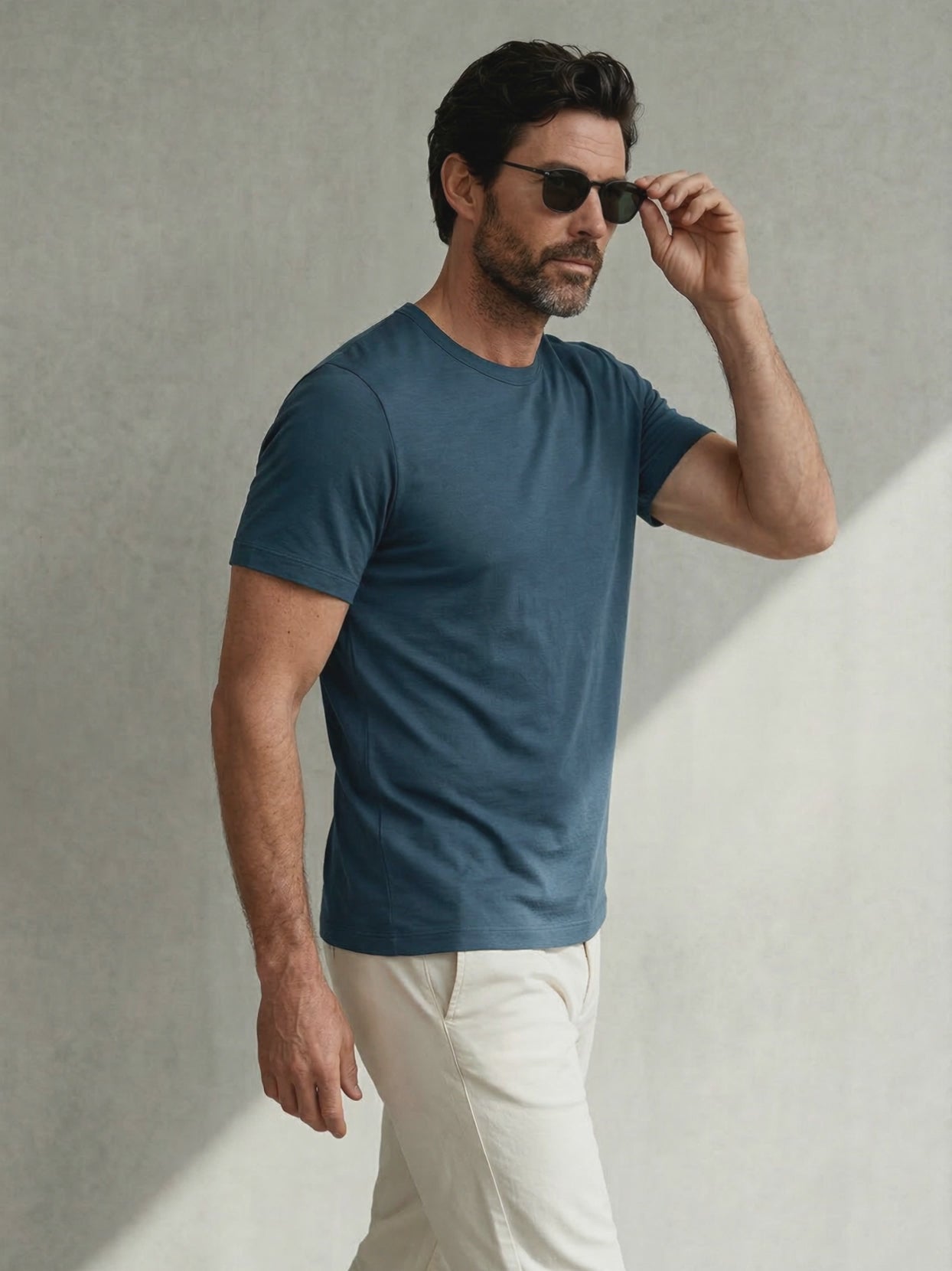 ACTION MERINO T-SHIRT Bleu Pétrole #en:color_petrol-blue,fr:couleur_bleu-petrole
