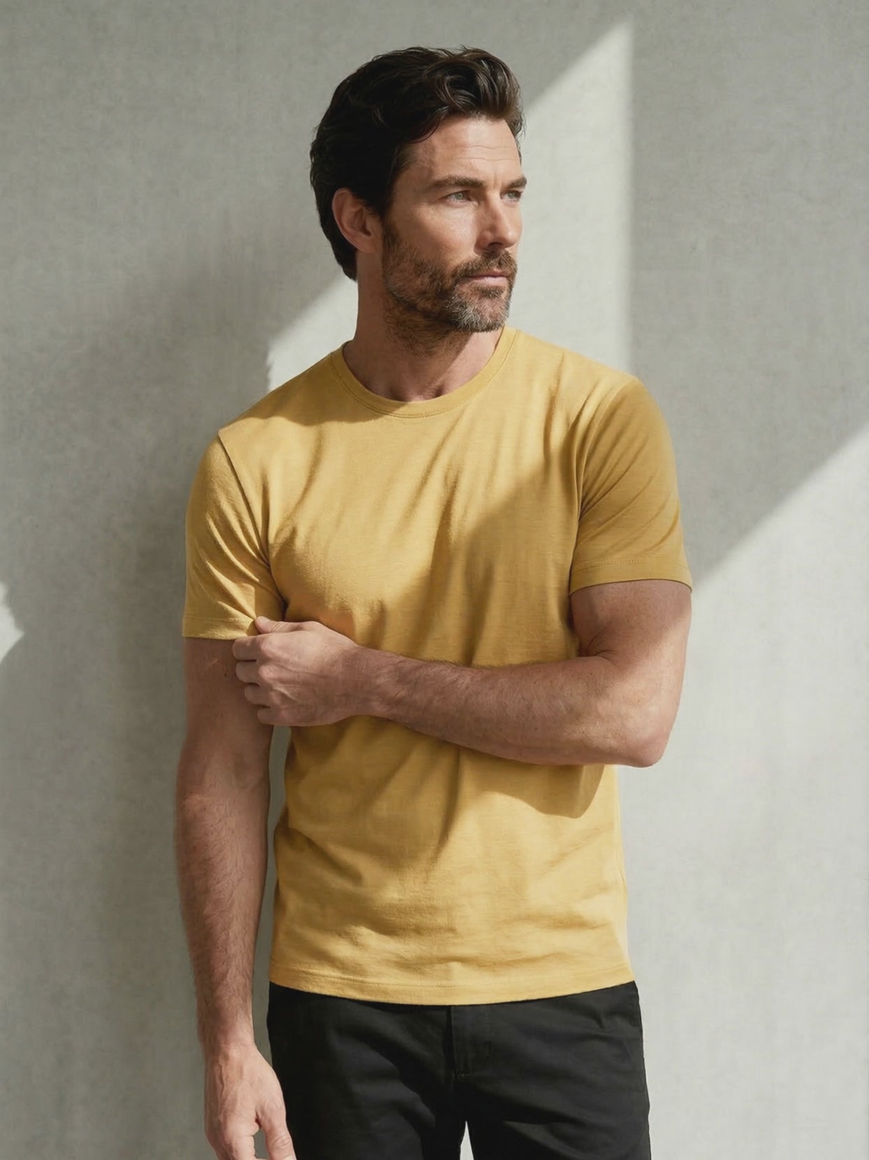 ACTION MERINO T-SHIRT Sunshine #en:color_sunshine,fr:couleur_sunshine