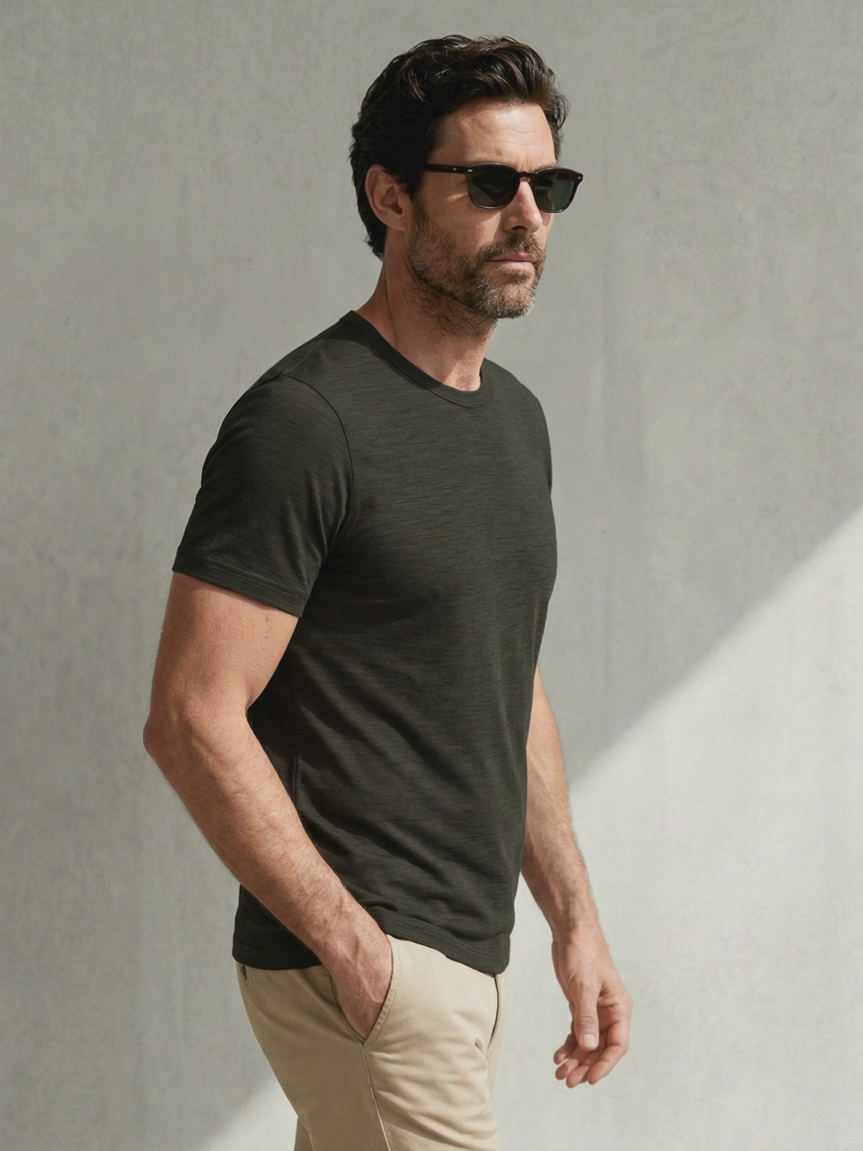 PERFORMANCE MERINO T-SHIRT Kaki #en:color_khaki,fr:couleur_kaki