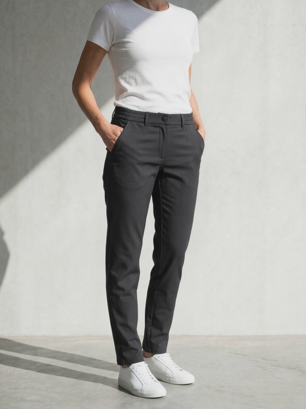 WOMAN MERINO PANTS Gris Anthracite #en:color_anthracite-gray,fr:couleur_gris-anthracite