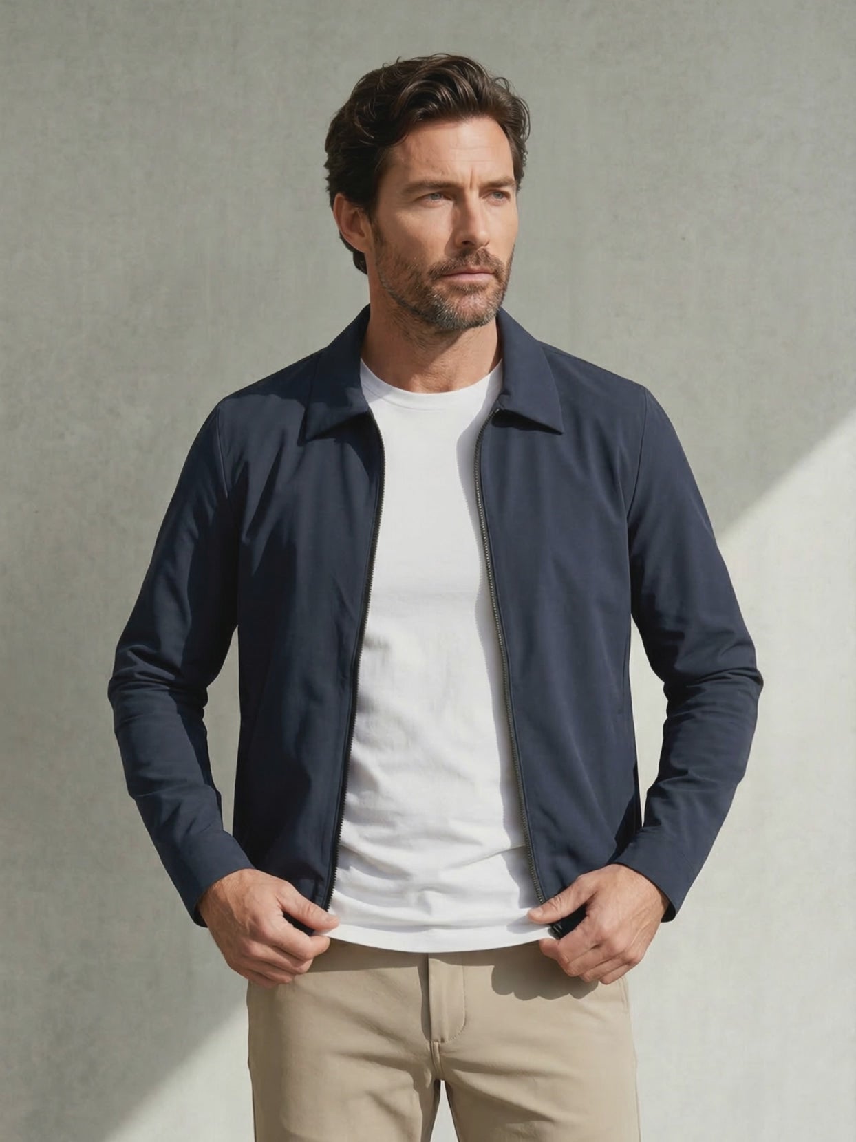 POWER MERINO JACKET Bleu Chic #en:color_chic-blue,fr:couleur_bleu-chic