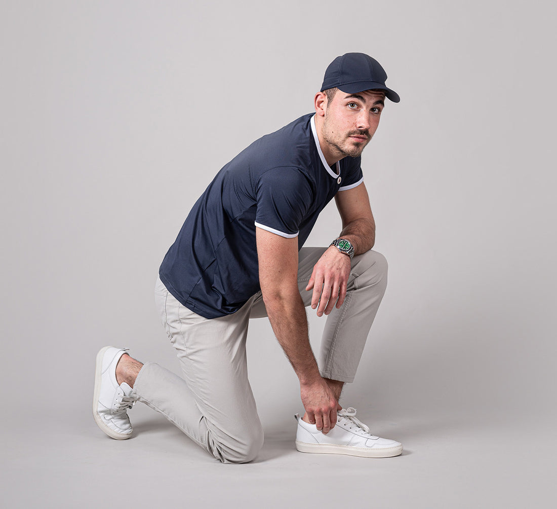RETRO SPORT T-SHIRT Bleu Chic 