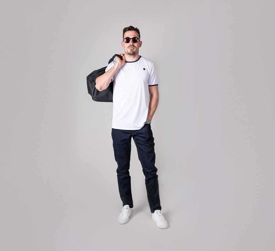 RETRO SPORT T-SHIRT Blanc 