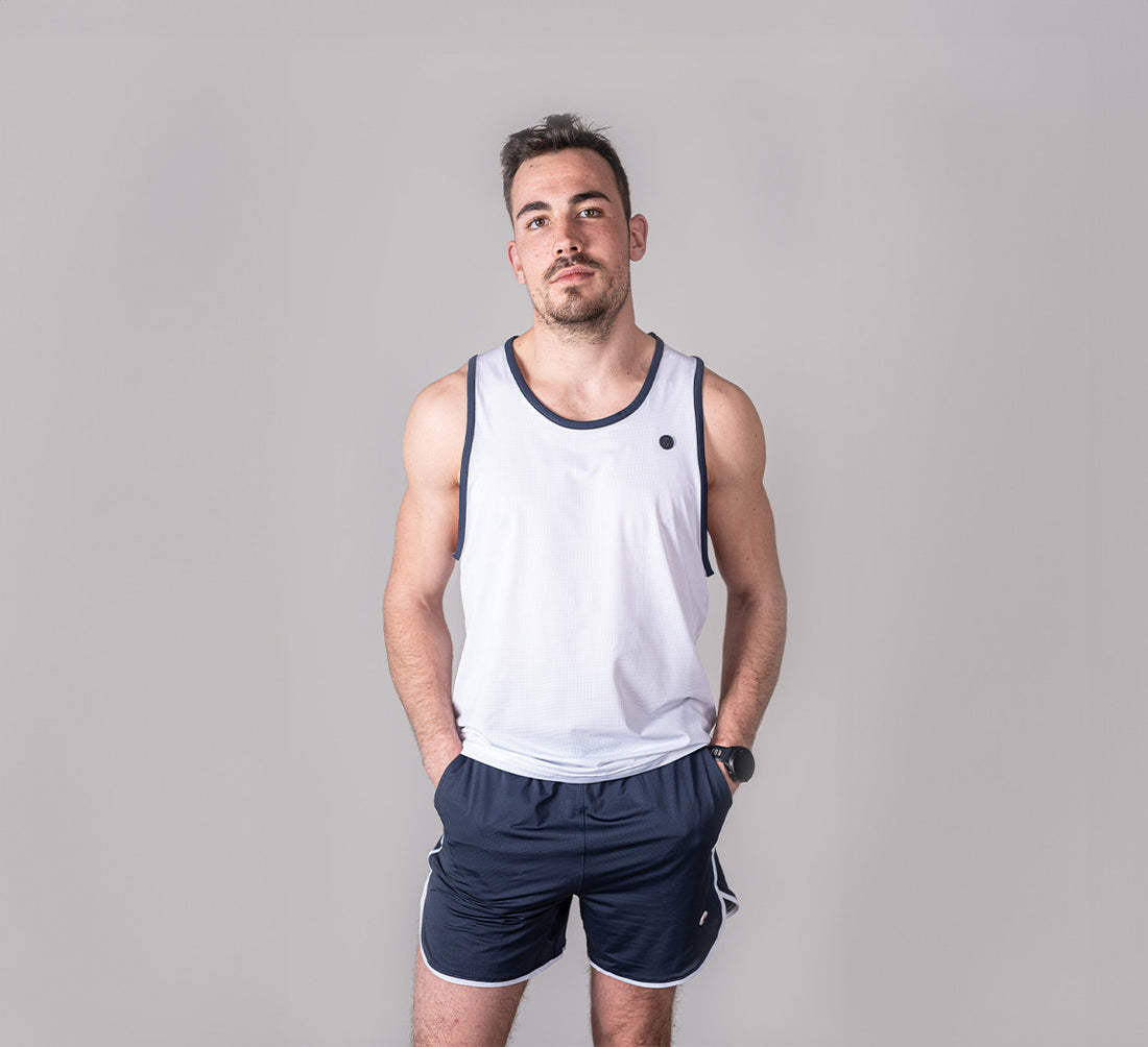 RETRO SPORT TANK Blanc 