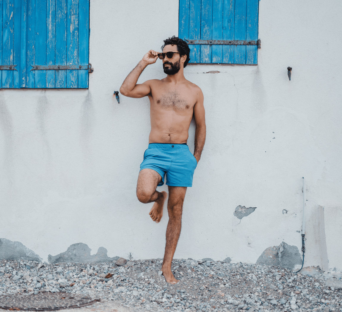 SHORT SWIMSHORT Blue Waves 