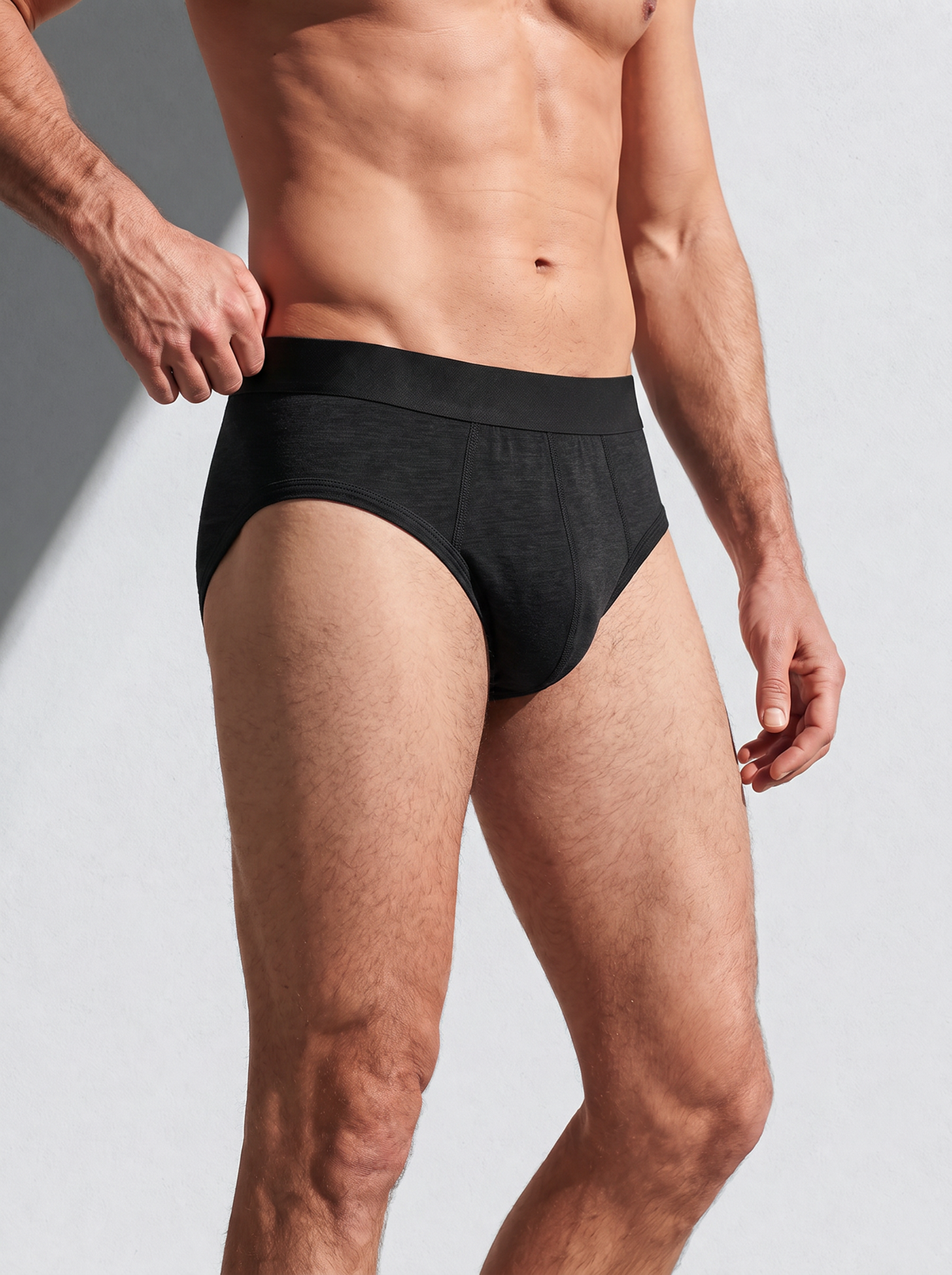 PERFORMANCE MERINO BRIEF noir 