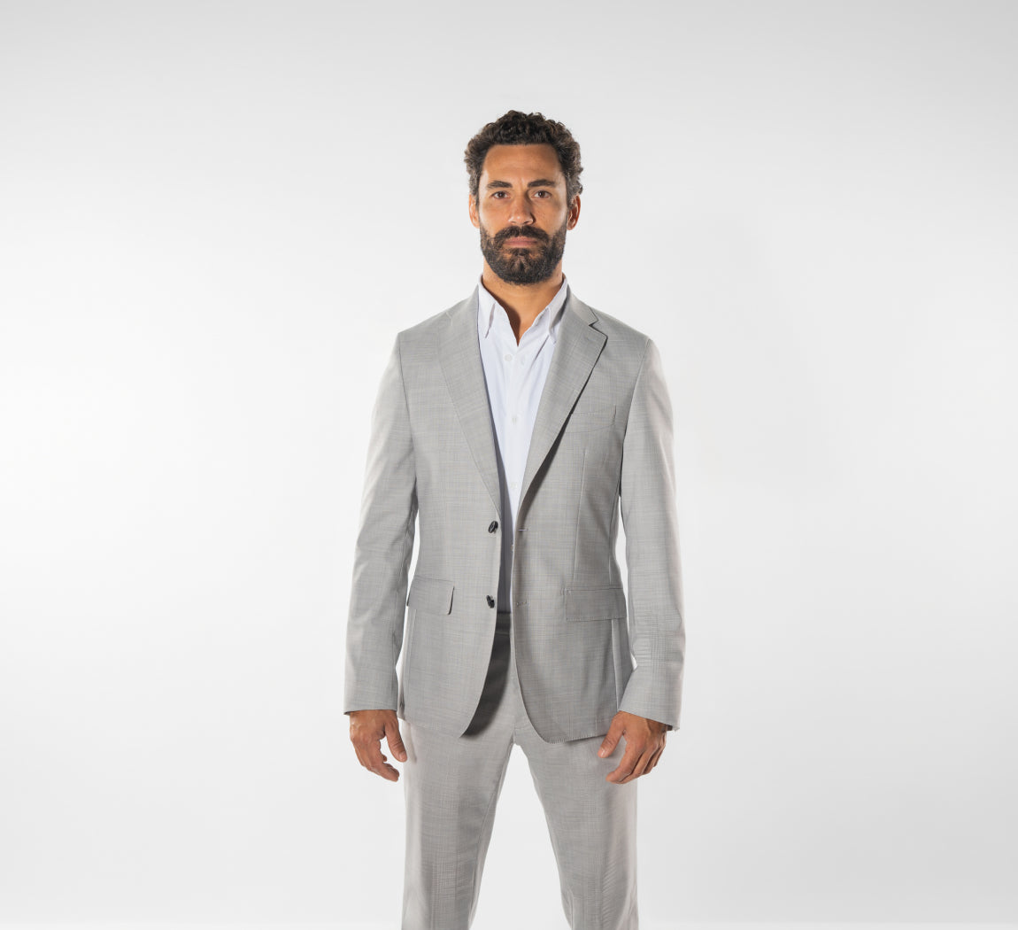 SMART MERINO BLAZER Gris Clair 