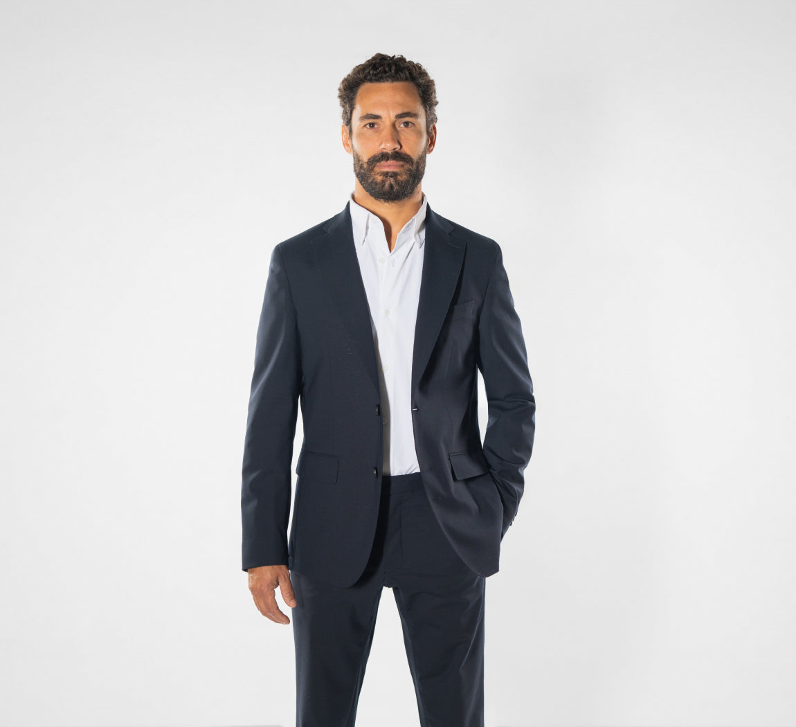 SMART MERINO BLAZER Bleu Nuit 