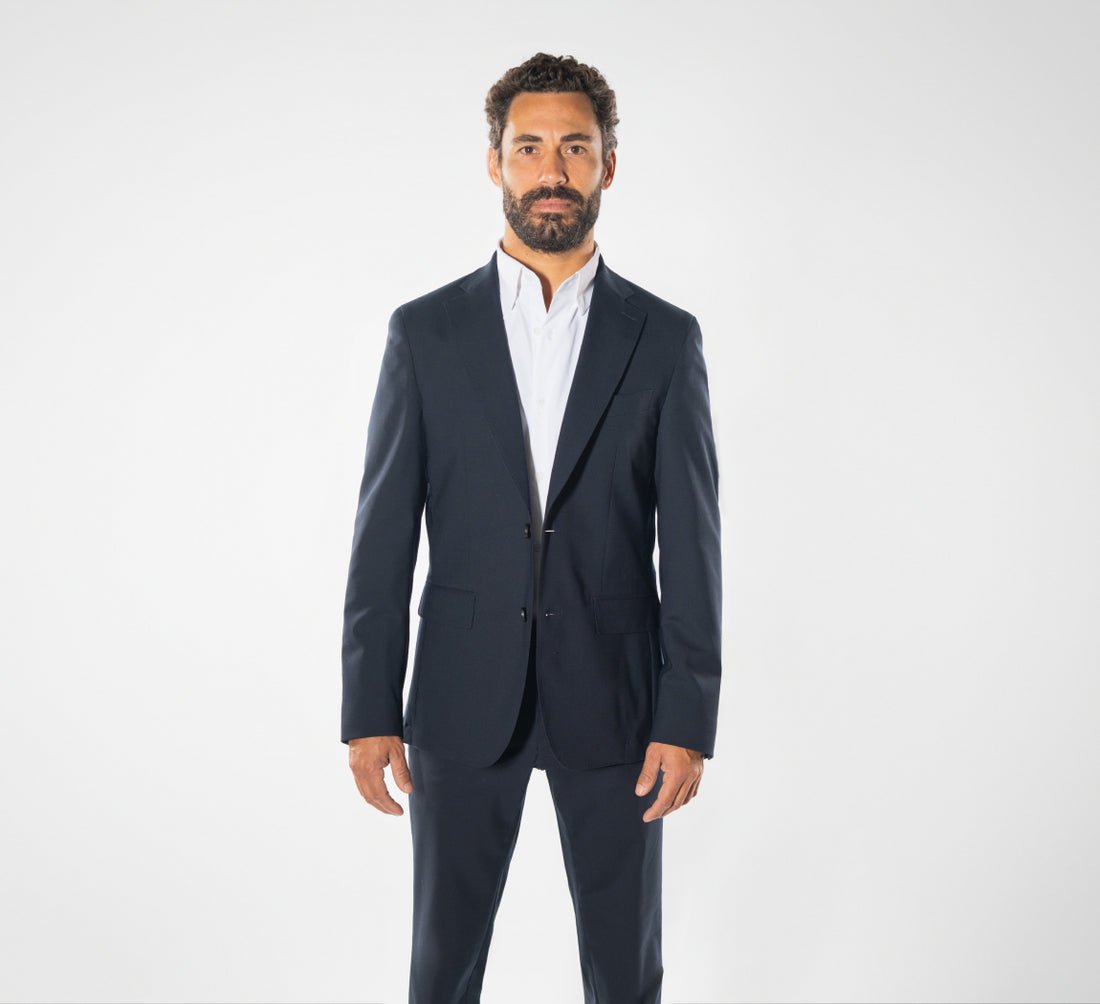 SMART MERINO BLAZER Bleu Nuit 