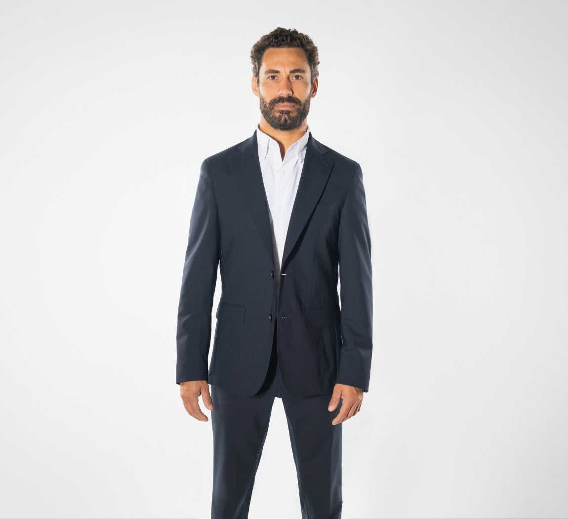 SMART MERINO BLAZER Bleu Nuit 