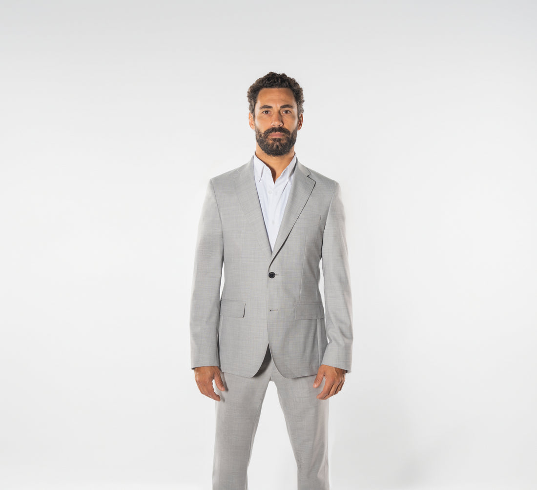 SMART MERINO BLAZER Gris Clair 