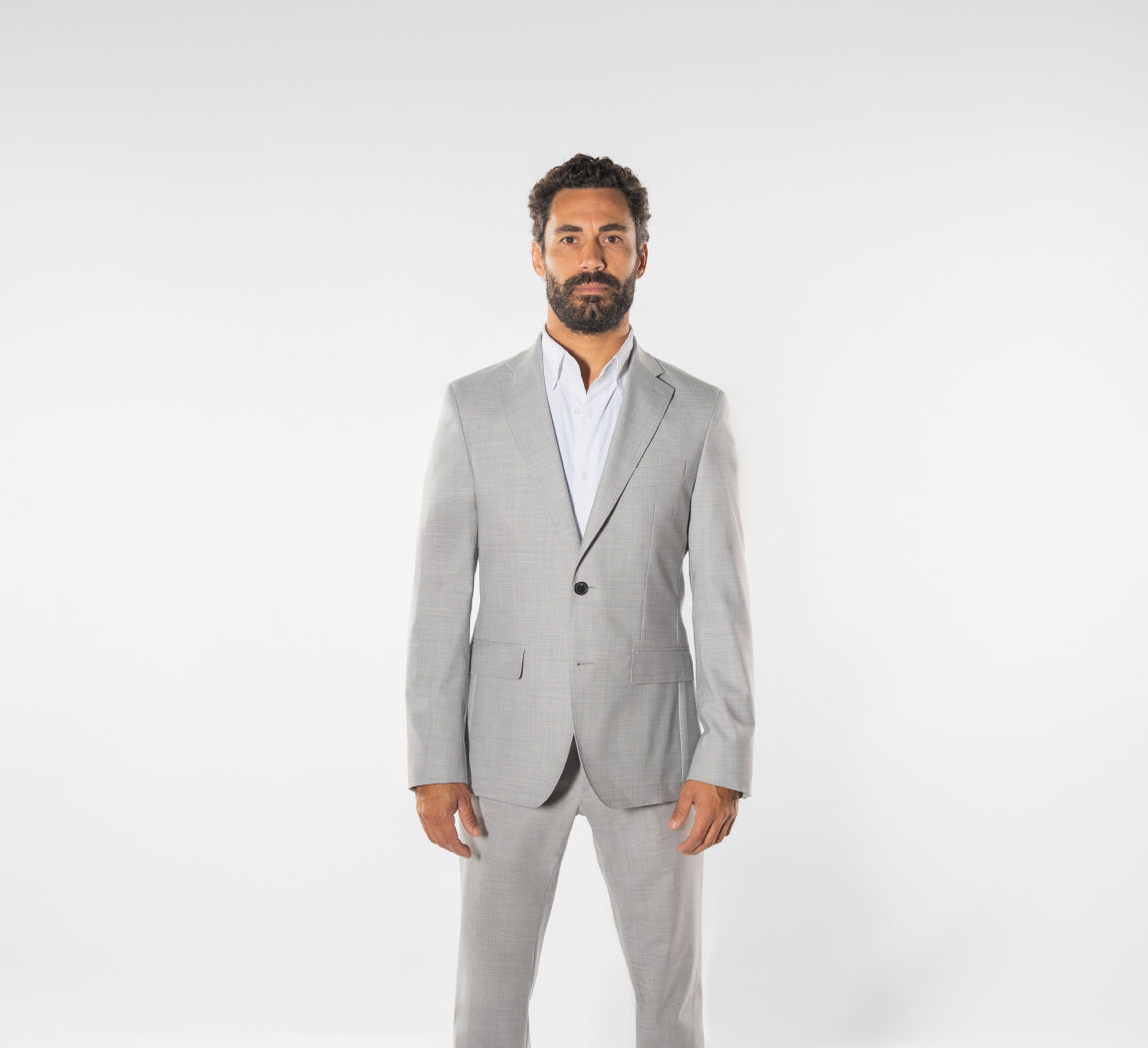 SMART MERINO BLAZER Gris Clair 