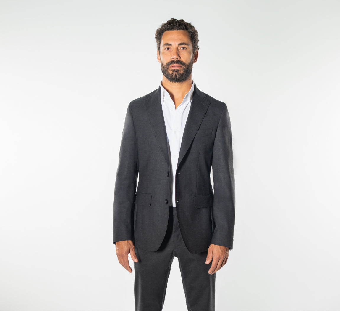 SMART MERINO BLAZER Gris Anthracite 