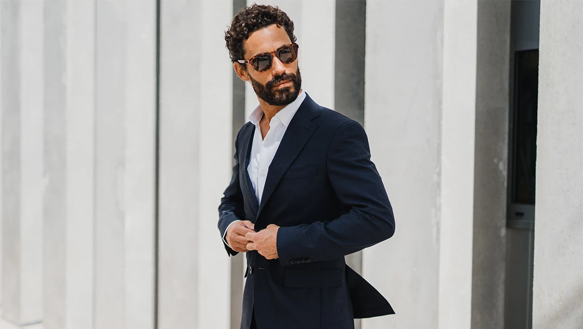 SMART MERINO BLAZER Bleu Nuit 