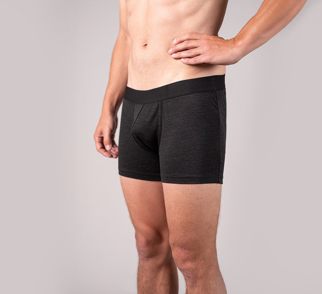ULTIMATE MERINO BOXER Noir 