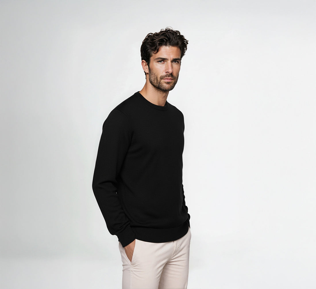 ULTRA MERINO PULLOVER Noir 
