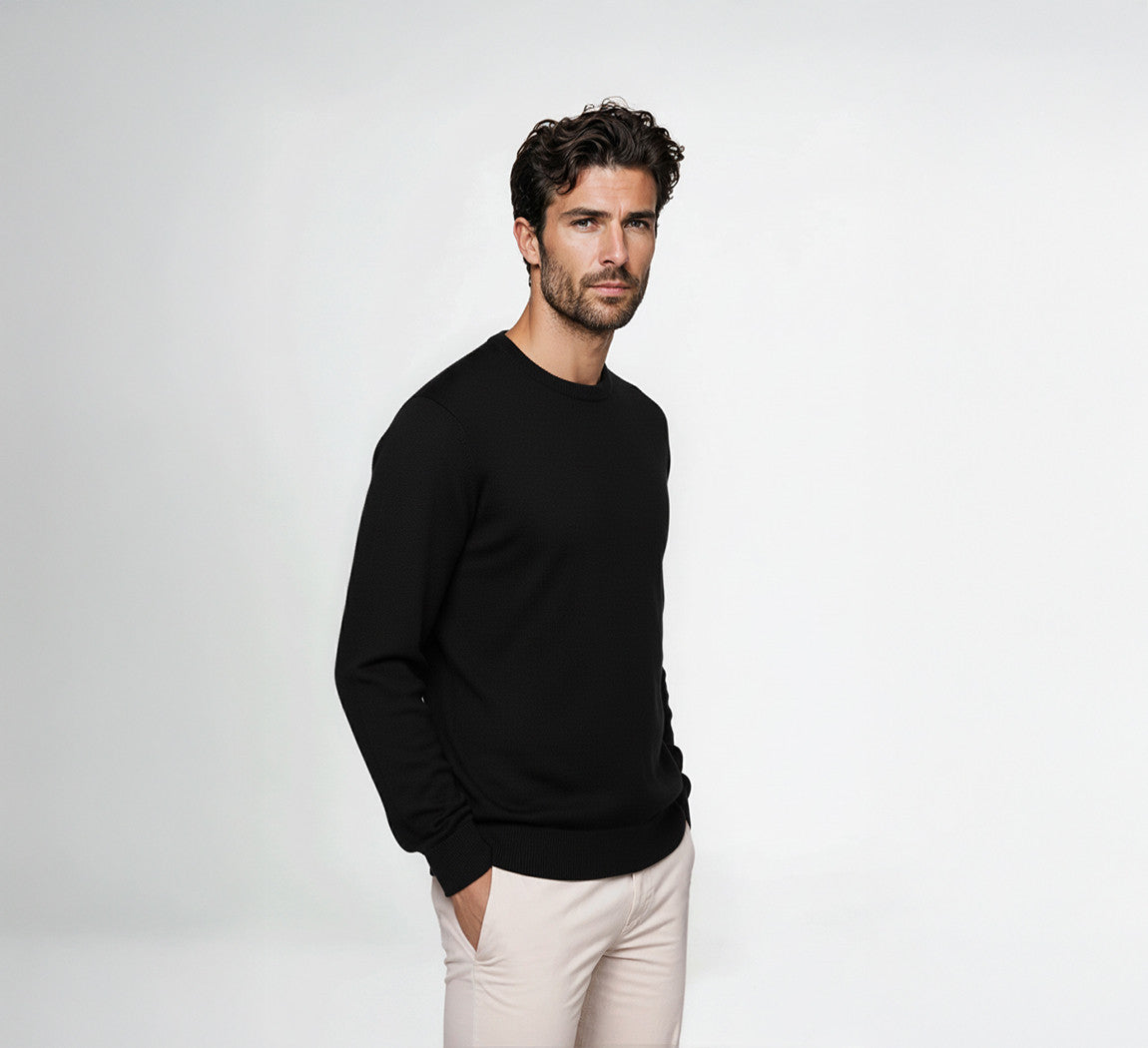 ULTRA MERINO PULLOVER Noir 